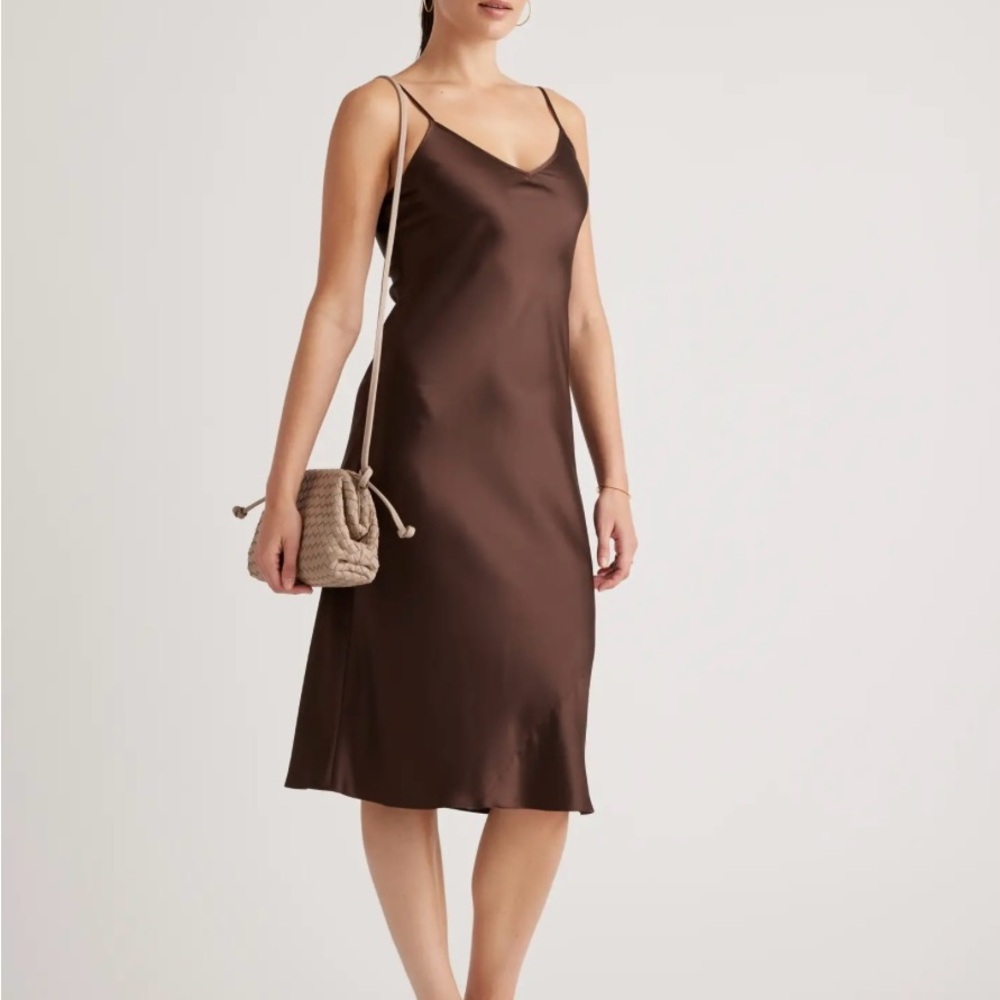 Quince Woven Leather Cross body Taupe